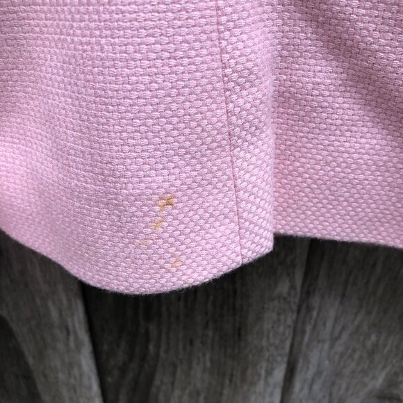 Vintage Charter Club Soft Pink Preppy Suit Jacket Size 6P - Picture 6 of 8